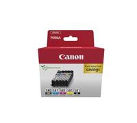 Canon PGI-580 + CLI-581 Genuine Ink Cartridges Multipack | Original Canon ink - Pigment Black plus Black, Cyan, Magenta and Yellow - for PIXMA TR8550, TR7550, TS6150, TS6151 and more!