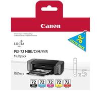 Canon PGI-72 - MBK, C, M, Y & R Original OEM Multi Pack 5 x Ink Cartridges