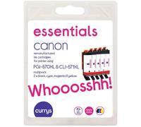 CANON PGI570XL/571 Tri-colour & Black Ink Cartridges - Multipack, Black