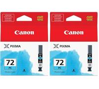 Canon Pgi72pc Ink Cartridge - Photo Cyan (Pack of 2)