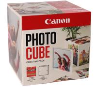 Canon Photo Cube and Frame + PP-201 5x5” Photo Paper Plus Glossy II (40 sheets) - Creative Pack, Pink