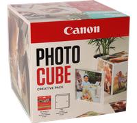 Canon Photo Cube Creative Pack (Blue) - PP-201 5x5” Photo Paper Plus Glossy II (40 Sheets) + Photo Frame - Compatible with Canon PIXMA Printers