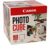 Canon Photo Cube and Frame + PP-201 5x5â Photo Paper Plus Glossy II (40 sheets) - Creative Pack, Orange