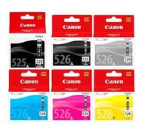 Canon Pixma MG6150, MG6250, MG8150, MG8250 Bundle of 6 Ink Cartridges