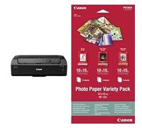 Canon PIXMA PRO-200S Printer - Vibrant Colour Printing, Versatile Media Handling, A3+ Size - 8-Colour Dye-based Ink - 2 Paper Feeds, 1 Multi-Purpose Tray - Easy to Use & 10 x 15 cm Photo Paper