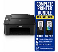Canon PIXMA TS3750 All-In-one wireless Inkjet Printer A4 Scanner with Inks