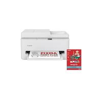 Canon PIXMA TS7550I - All-in-One Printer with Wi-Fi Connectivity, 35-sheet ADF & 1.42” OLED Display PIXMA Print Plan - Includes MP-101 A4 Photo Paper, 5 Sheets