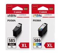 Canon PG-585XL/CL-586 PVP ink cartridge 2 pc(s) Original High (XL) Yield Black Cyan Magenta Yellow