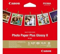 Canon PP-201 Glossy II Photo Paper Plus 5x5" - 20 Sheets