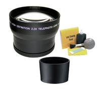 Canon Powershot G16 2.2x High Definition Super Telephoto Lens, (Includes Lens Adapter) + Nwv Direct 5 Piece Cleaning Kit
