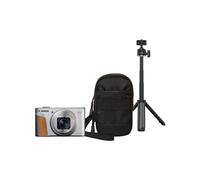 Canon PowerShot SX740 HS Lite Travel Kit - 40x Zoom, 4K, WiFi - Silver