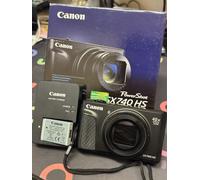 Canon PowerShot SX740 HS 20.3MP Digital Camera - Boxed- Black