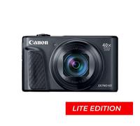 Canon PowerShot SX740 HS Lite Edition Digital Camera (20.3 MP, 40x Optical Zoom, 7.5 cm (3 Inch) Display, DIGIC 8, 4K Ultra HD, HDMI, Wi-Fi, Bluetooth, Automatic Aperture, Automatic Timer, Black