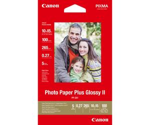 Canon PP-201 Glossy II Photo Paper Plus 4x6" - 100 Sheets