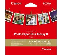 Canon PP-201 Glossy II Photo Paper Plus 5x5" - 20 Sheets