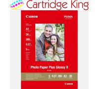 Canon 2311B020 Original Canon Photo Paper Plus Glossy II A3 -260gsm - 20 Sheets