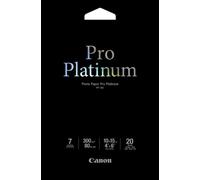 Canon PT-101 - Pro Platinum Photo Paper, 10 x 15 cm, 20 Sheets