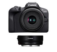 Canon R100 18-45 And EOS R Adapter - 1 Year Warranty - FREE FREE UK Delivery