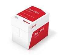 Canon Red Label - Premium A4 Printer Paper 80gsm, 1 Box of 5 Reams (2500 Sheets Total) for Home and Business use
