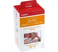 Canon RP-108 Colour Ink + 100 x 148 mm Paper Set 108 Sheets. Colour ink type: Dye-sublimation ink Supply type: Value pack