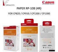 Canon RP-108 Colour Ink + 100 x 148 mm Paper Set, 108 Sheets