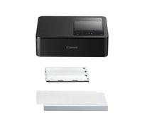 Canon SELPHY CP1500 Portable Photo Printer Paper Kit, Black - Wireless Bluetooth Printer with Accessories - Compact and Lightweight - Comes With 54 Sheets Of 4x6 Postcard Size Paper