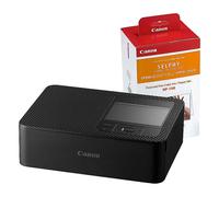 Canon SELPHY CP1500 Wireless Photo Printer Inc RP-108 Ink Paper Set - Black Black
