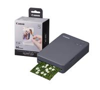 Canon Selphy QX20 Instant Photo Printer - Dark Grey (Printer + 60 Shot Pack)