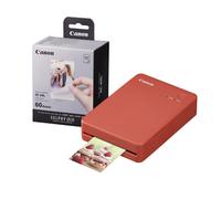 Canon Selphy QX20 Instant Photo Printer - Terracotta Red (Printer + 60 Shot Pack)