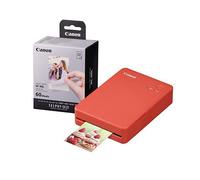 Canon Selphy QX20 Instant Photo Printer - Terracotta Red (Printer + 60 Shot Pack)