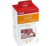 Canon SELPHY RP-108 Ink + Paper Multipack -Genuine Printer Ink Cartridges 2 Pack