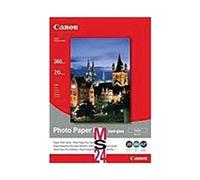 Canon SG-201 Semi-Gloss Photo Paper Plus 20x25cm (20 Sheets) - Satin Finish Paper, Instant-Dry Photos, 260 GSM - Compatible with Canon Inkjet Printers