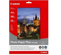 Canon SG-201 Semi-Gloss Photo Paper Plus A4 (20 Sheets) - Satin Finish Paper, Instant-Dry Photos, 260 GSM - Compatible with Canon Inkjet Printers