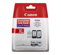 Canon PG-545XL/CL-546 Tri-colour & Black Ink Cartridges - Multipack