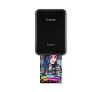 Canon Zoemini Photo Printer for Instant Prints - Pocket-sized no ink - Bluetooth connection to smart device - ZINK Paper - sticky back, smudge-proof, tear-proof, and water-resistant - Black