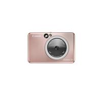 Canon Zoemini S2 Instant Camera Printer 8MP - Compact with Mirror, Ring Light Camera, Zink Sticky-Back Photo Paper, Portable, Rose Gold