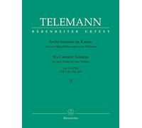 Canonic Sonatas For Two Flutes Or Violins, Volume 2