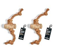 Canophera Dog CHEW Made of Coffee Wood and Coconut Rope - for All Breeds (Large) - 2 Pack