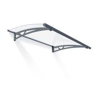 Canopia By Palram Altair 1500 Grey Door Canopy, (H)17.5Cm (W)150.5Cm (D)91.5Cm