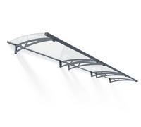 Canopia By Palram Altair 4500 Grey Door Canopy, (H)17.5Cm (W)453.5Cm (D)91.5Cm