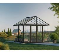 Canopia by Palram Canopia Aria 10X10 Polycarbonate Greenhouse - Black Structure & Hybrid Panels