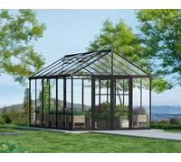 Canopia by Palram Canopia Aria 10X15 Polycarbonate Greenhouse - Black Structure & Hybrid Panels