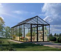 Canopia by Palram Canopia Aria 10X20 Aluminum Greenhouse - Black Structure & Clear Polycarbonate Panels