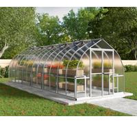 Canopia by Palram Canopia - Bella 8 X 24 Polycarbonate Greenhouse Silver Structure & Twin Wall Panels