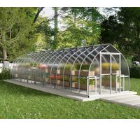 Canopia by Palram Canopia - Bella 8 X 32 Polycarbonate Greenhouse Silver Structure & Twin Wall Panels