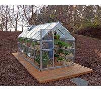 Canopia by Palram Canopia Hybrid 6X12 Polycarbonate Greenhouse - Silver Structure