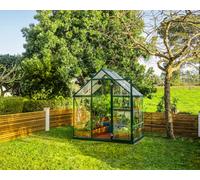 Palram Greenhouse Hybrid 6 x 4, Polycarbonate - L126 x W185 x H208 cm - Green Palram Green