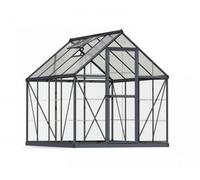 Palram Greenhouse Hybrid 6 x 8 - Polycarbonate - L247 x W185 x H208 cm - Grey Palram Grey