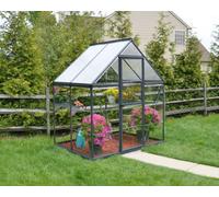Canopia by Palram Greenhouse Hybrid 6 X 4 - Polycarbonate - L126 X W185 X H208 Cm - Grey