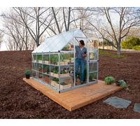 6 x 8 Palram - Canopia Hybrid Greenhouse - Silver